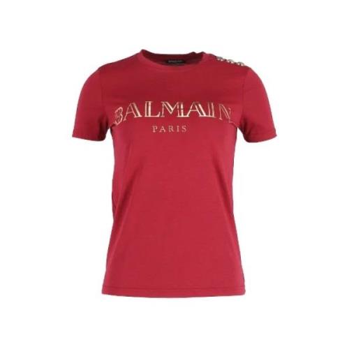 Pre-owned Rød bomull Balmain skjorte