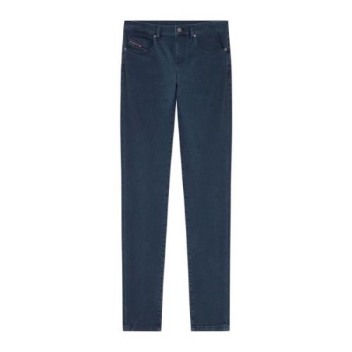 Blå Slim Fit Stretch Jeans