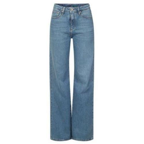 Jasmine Straight Leg Jeans - Lyseblå