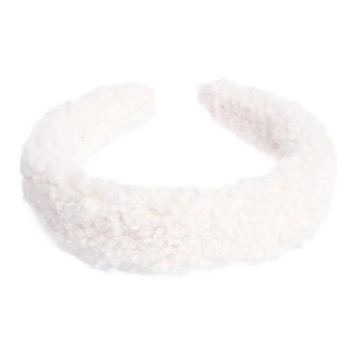 Teddy Hair Band Broad OFF White