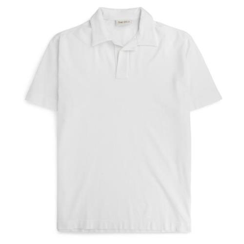 Short Sleeve Jersey Popover Hvit