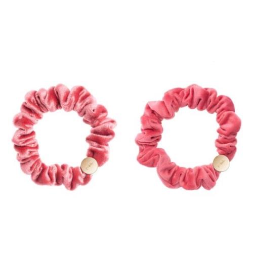 Velvet Mini Scrunchie Candy Pink