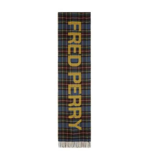 Oversized Tartan Skjerf - Autentisk Grafisk Stil