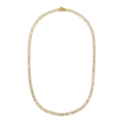 Krystall Cup Chain Tennis Halskjede