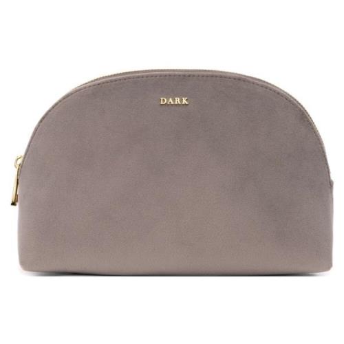 Velvet Make-Up Pouch Taupe