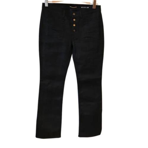 Pre-owned Svart bomull Saint Laurent Jeans