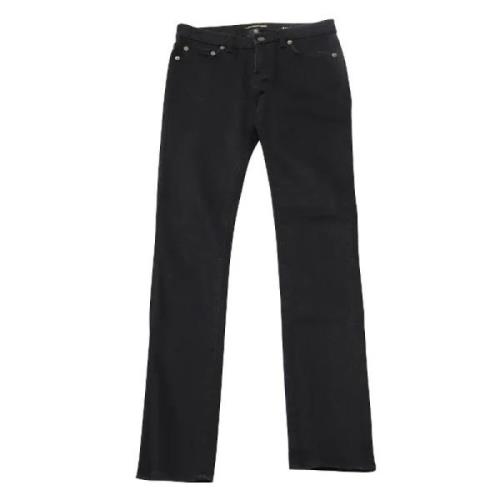 Pre-owned Svart bomull Saint Laurent Jeans