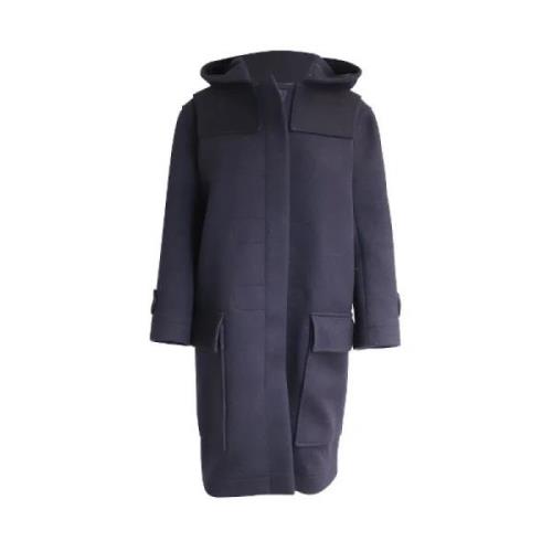 Pre-owned Marineblå ull Celine Coat