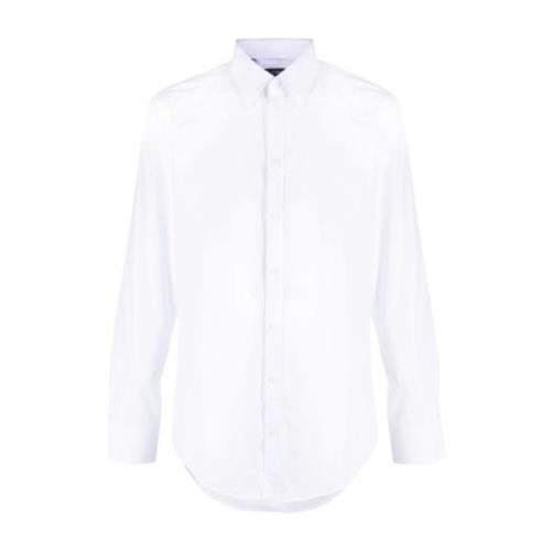Hvit Bomullsskjorte - Klassisk Passform