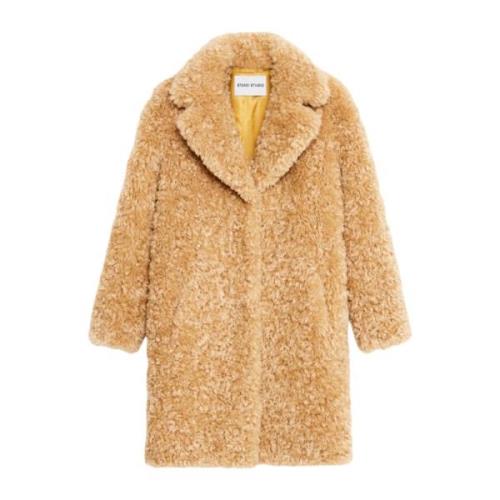 Camille Cocoon Coat - Lys Karamell