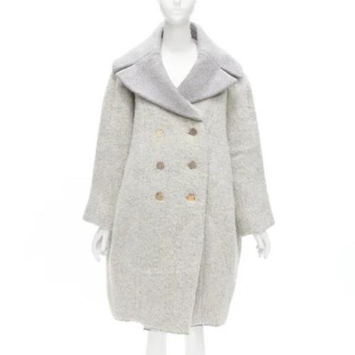 Pre-owned Grå ull Celine Coat