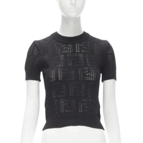 Pre-owned Svart bomull Fendi Top