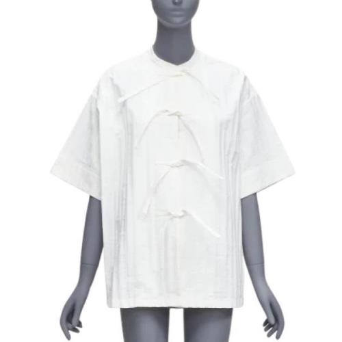 Pre-owned Hvit bomull Jil Sander Topp