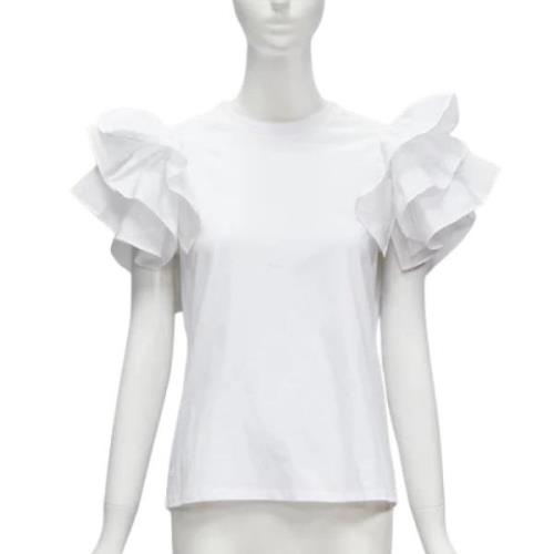 Pre-owned Hvit bomull Alexander McQueen Top