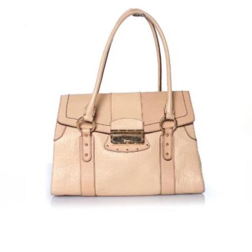 Pre-owned Beige Leather Dolce ; Gabbana veske