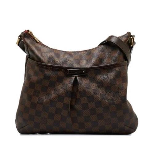 Pre-owned Brunt lerret Louis Vuitton Bloomsbury