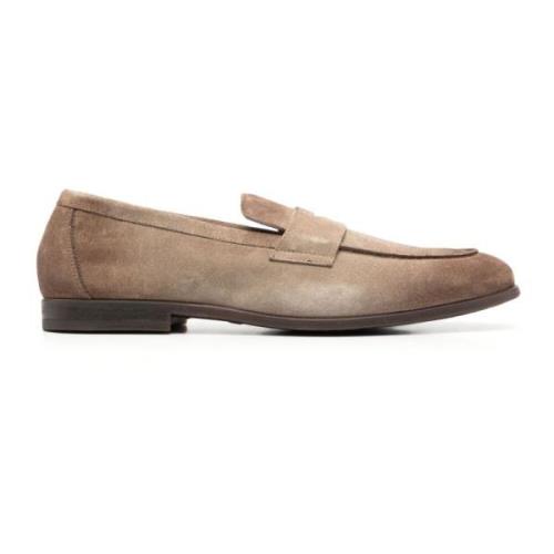 Elegante Brune Semskede Loafers