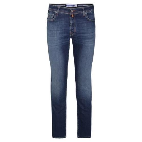 Slim Fit Denim Bard Jeans