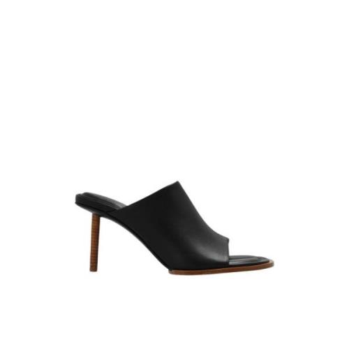 Rond Carre heeled mules