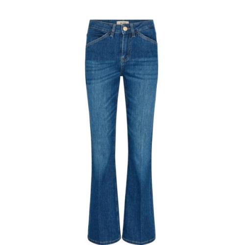 Blå Flare Jeans