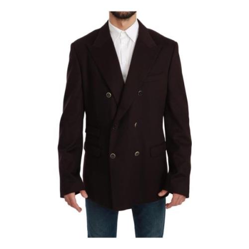 Nydelig Bordeaux Dobbeltspent Blazer