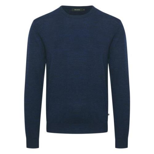 Blå Margrate Merino Pullover