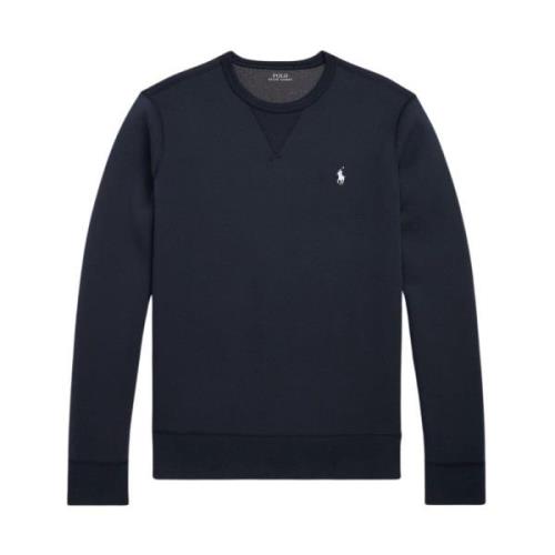 Marineblå Double-Knit Sweatshirt