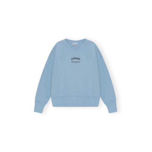 Placid Blue Oversized Sweatshirt