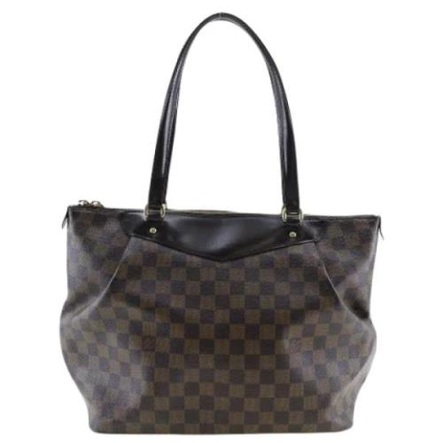 Pre-owned Brunt lerret Louis Vuitton Westminster