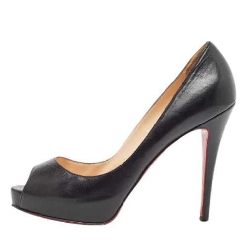 Pre-owned Svart skinn Christian Louboutin haeler