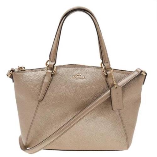 Pre-owned Beige Laer Coach Tote