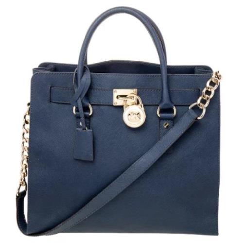 Pre-owned Bla skinn Michael Kors Tote