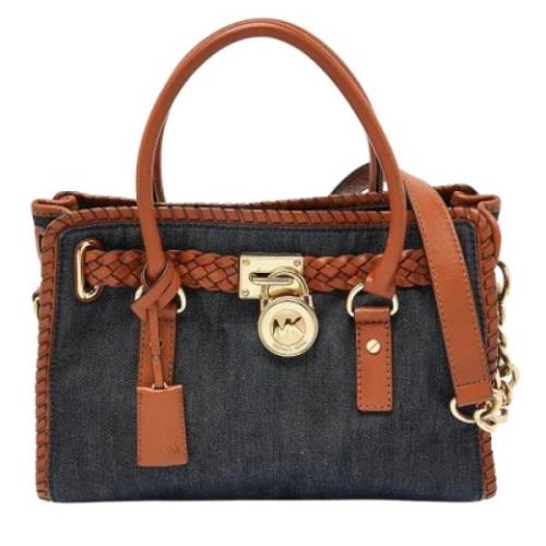 Pre-owned Bla denim Michael Kors Tote