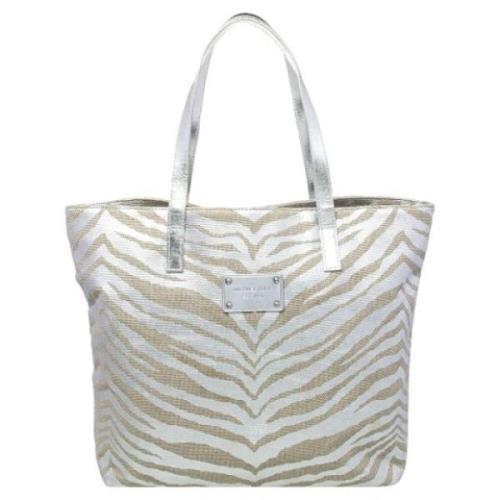 Pre-owned Beige lerret Michael Kors Tote