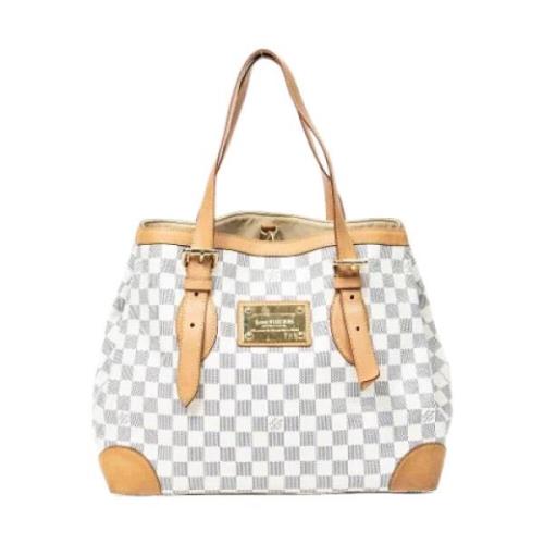 Pre-owned Hvitt stoff Louis Vuitton Hampstead