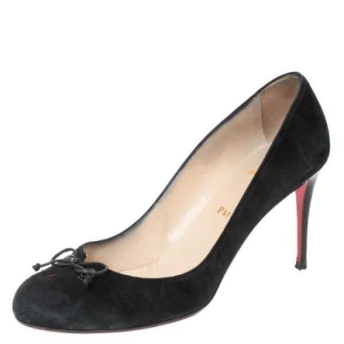 Pre-owned Svart semsket skinn Christian Louboutin haeler