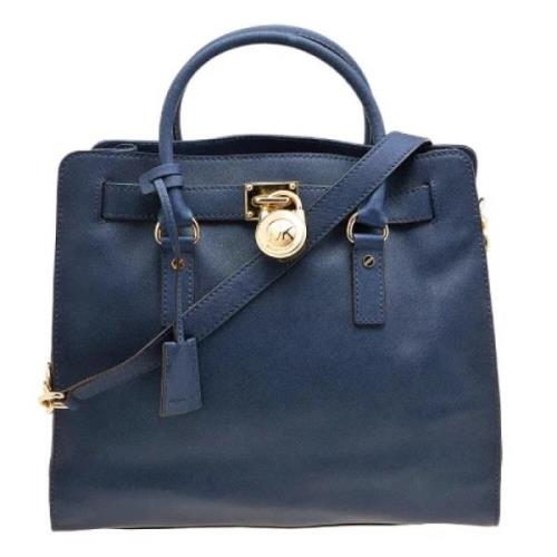 Pre-owned Bla skinn Michael Kors Tote