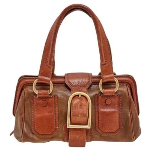 Pre-owned Brun skinn Celine skulderveske