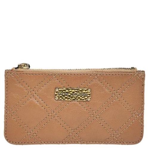 Pre-owned Beige skinn Marc Jacobs lommebok