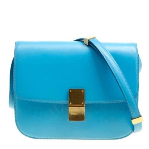 Pre-owned Bla skinn Celine skulderveske