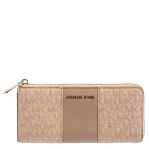 Pre-owned Rosa skinn Michael Kors lommebok