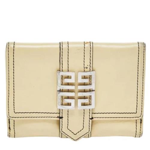 Pre-owned Beige skinn Givenchy lommebok