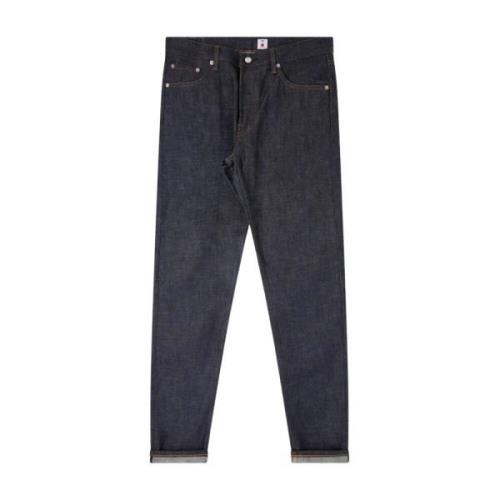 Mørk Indigo Slim Tapered Selvage Jeans