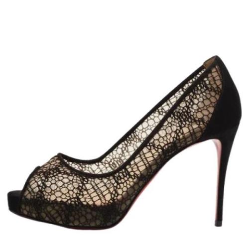 Pre-owned Svarte blonder Christian Louboutin haeler