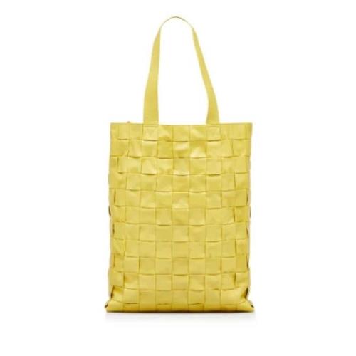 Pre-owned Gult skinn Bottega Veneta Tote