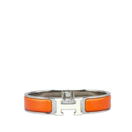 Pre-owned Hermes armband i solvmetall