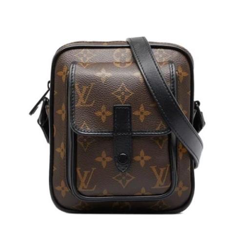 Pre-owned Brunt skinn Louis Vuitton Dampbaten Wearable