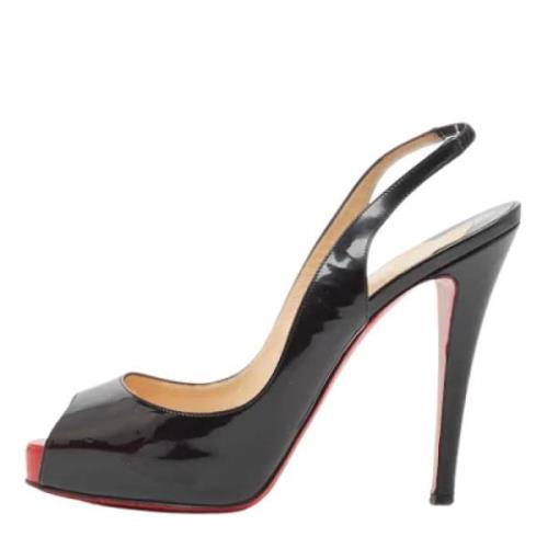 Pre-owned Svart skinn Christian Louboutin haeler