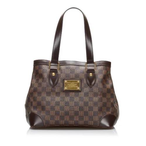 Pre-owned Brunt skinn Louis Vuitton Hampstead