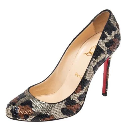 Pre-owned Svart stoff Christian Louboutin haeler